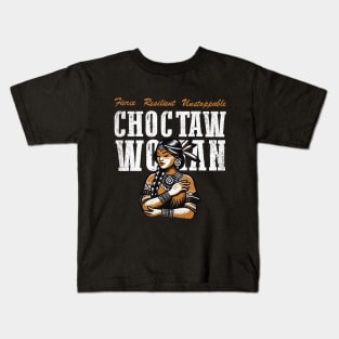 Proud Choctaw Woman Kids T-Shirt